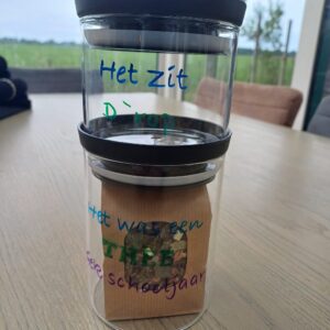`t zit d`rop en het was een thee gek schooljaar
